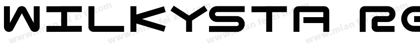 Wilkysta Regular字体转换